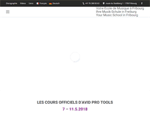 Tablet Screenshot of ecole-musique-farkas.ch
